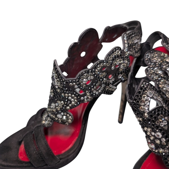Cesare Paciotti Stiletto Heels with Crystals - Picture 6 of 7